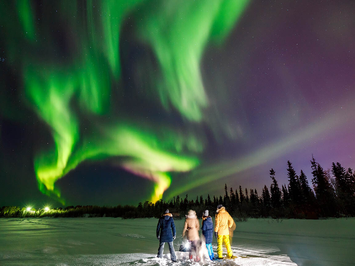 Northern lights in Finland