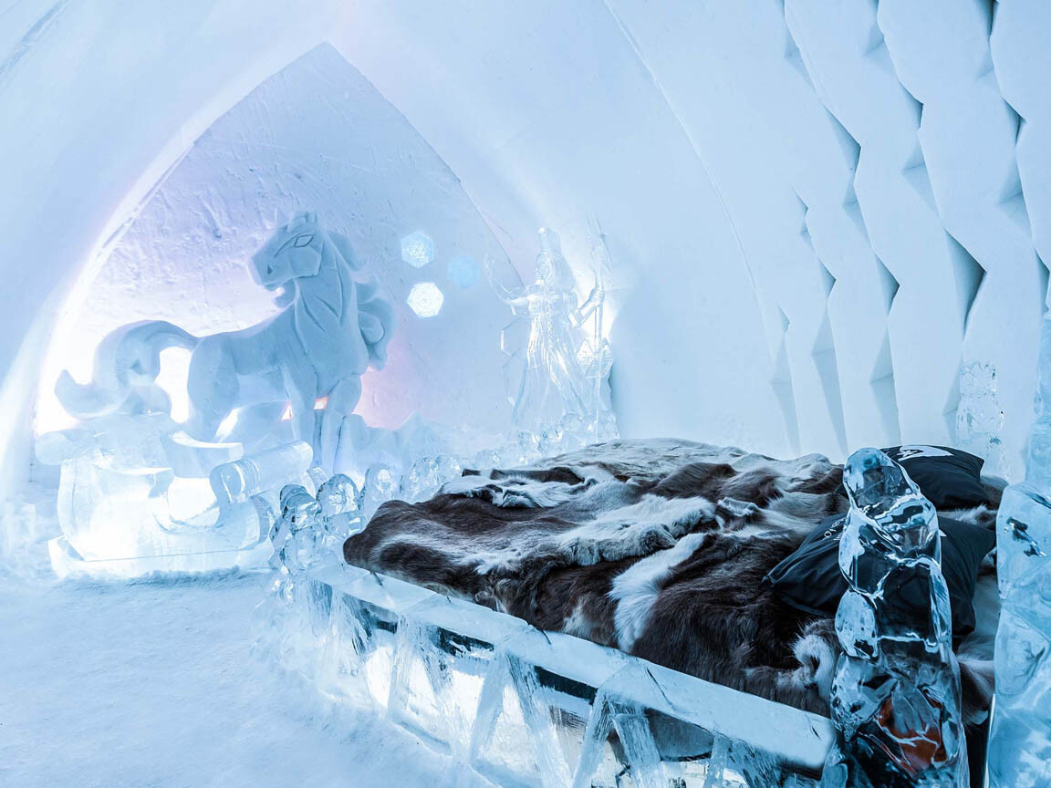 Rovaniemi ice hotel and restaurant