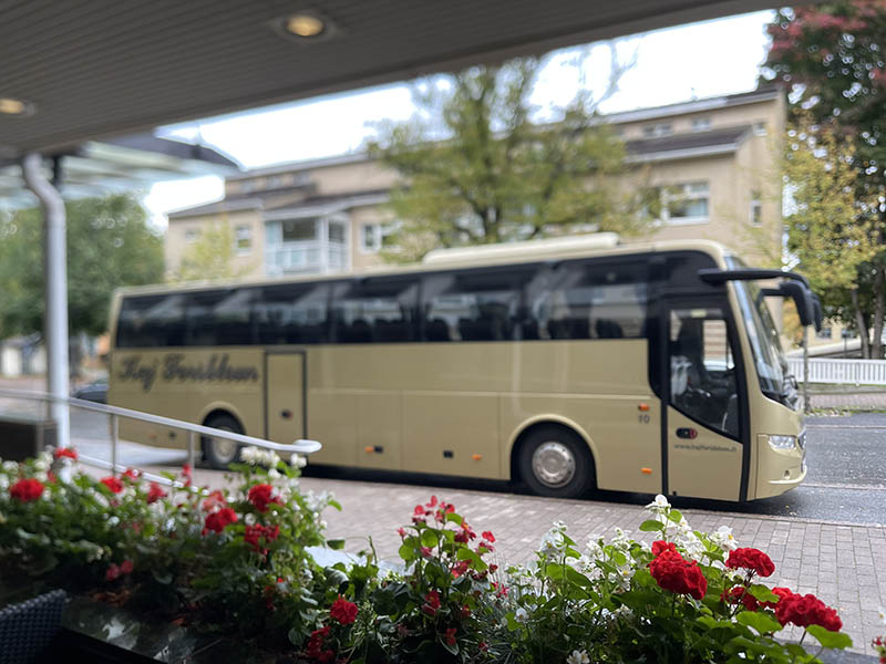 Bus transfers in Lapland